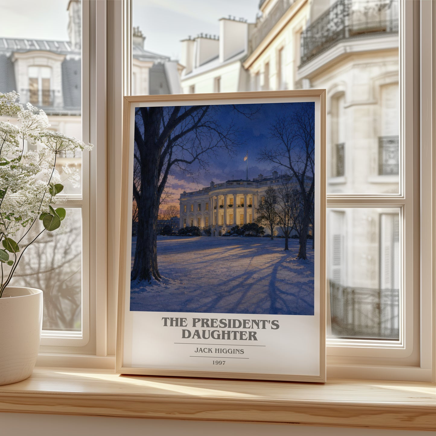 The President'S Daughter book cover poster colour and style options – Jack Higgins book art