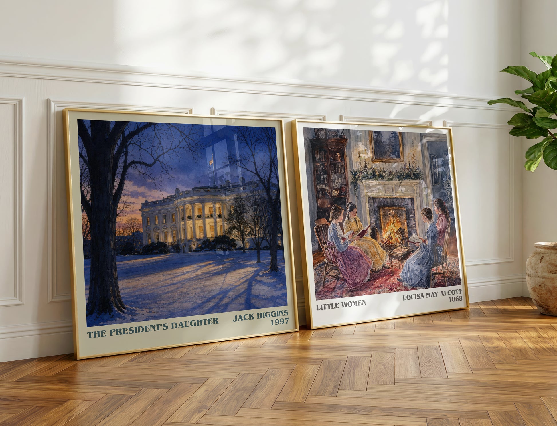 The President'S Daughter literary print on bookshelf – Jack Higgins fan gift