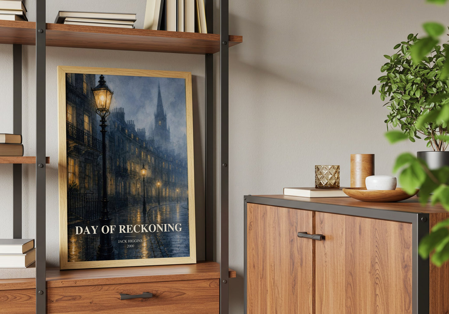 Day Of Reckoning book watercolour illustration paper finish options – matte satin gloss