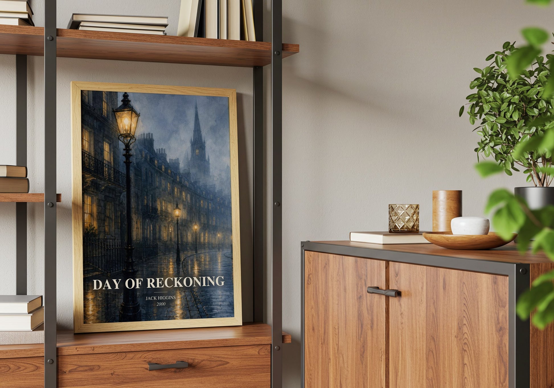 Day Of Reckoning book watercolour illustration paper finish options – matte satin gloss
