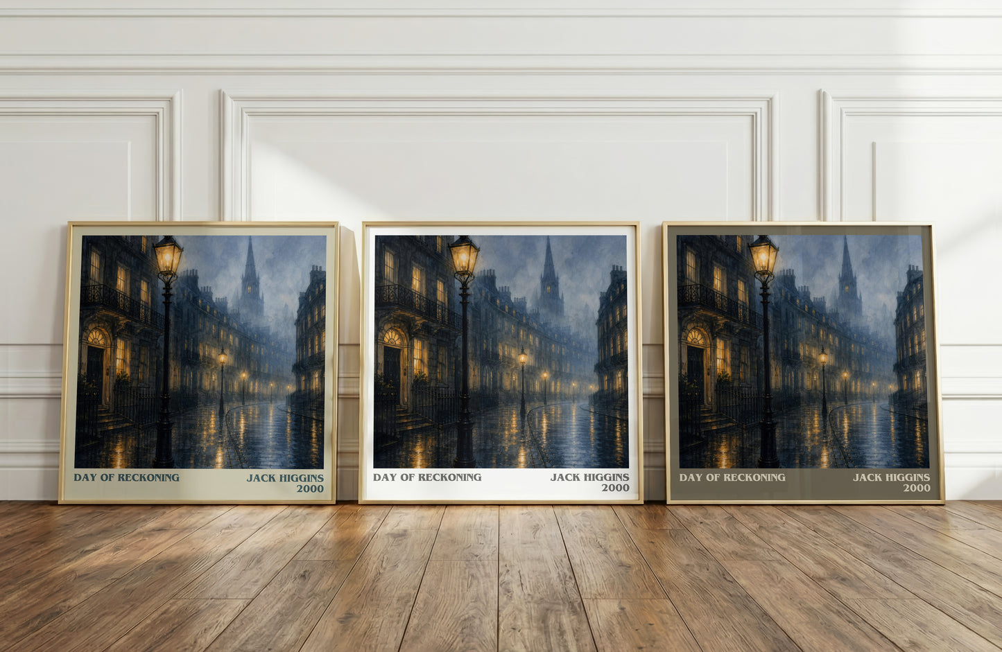 Day Of Reckoning literary art print colour and style options – Jack Higgins book art