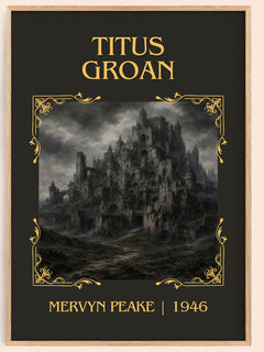 Titus Groan Classic Book Art Print by Mervyn Peake – book poster