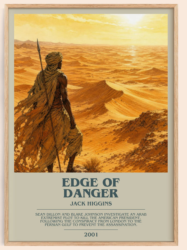 Edge Of Danger Bookish Wall Art by Jack Higgins