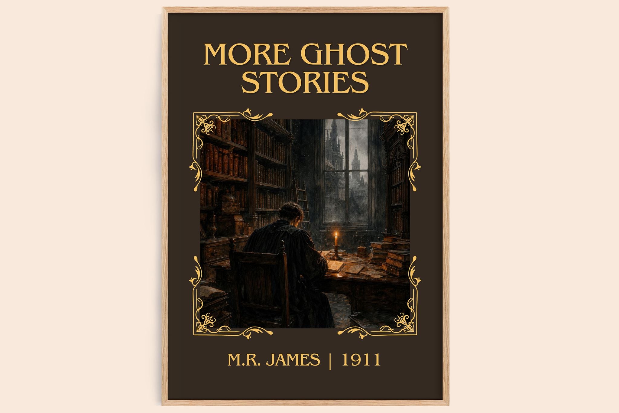 More Ghost Stories Classic Book Art Print by M.R. James