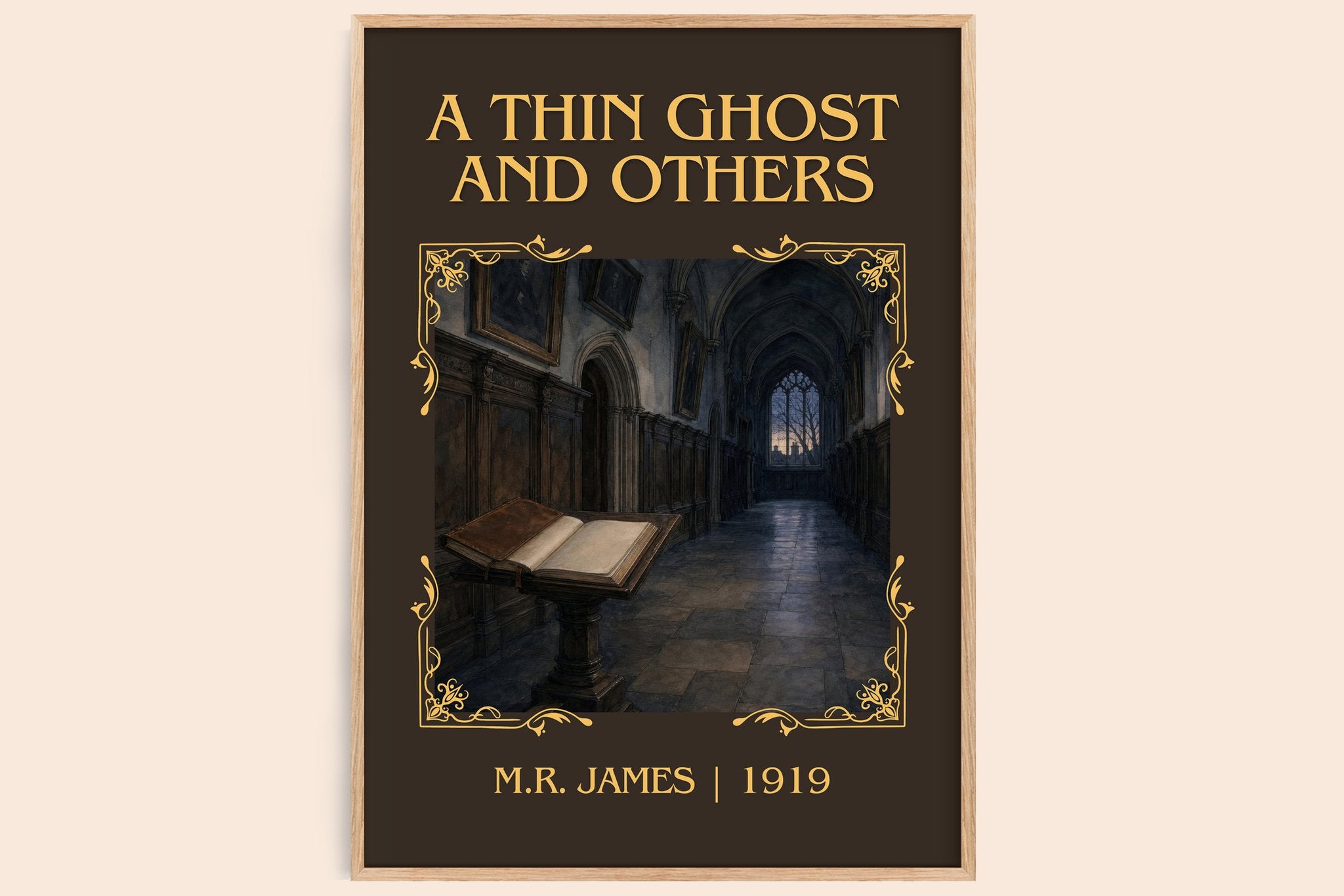 A Thin Ghost and Others Classic Book Art Print by M.R. James