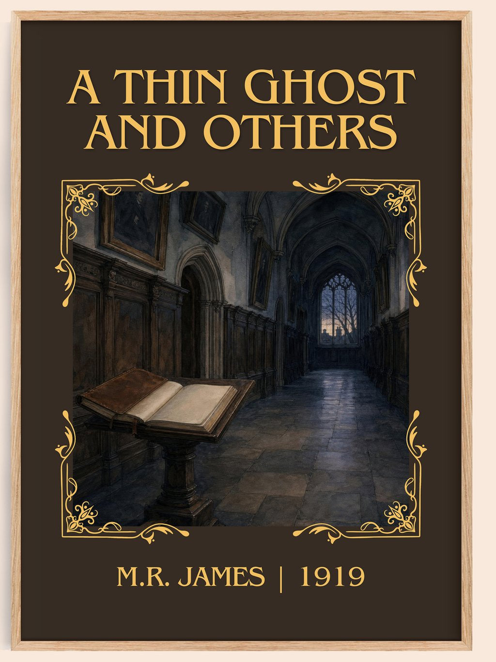 A Thin Ghost and Others Classic Book Art Print by M.R. James – book poster