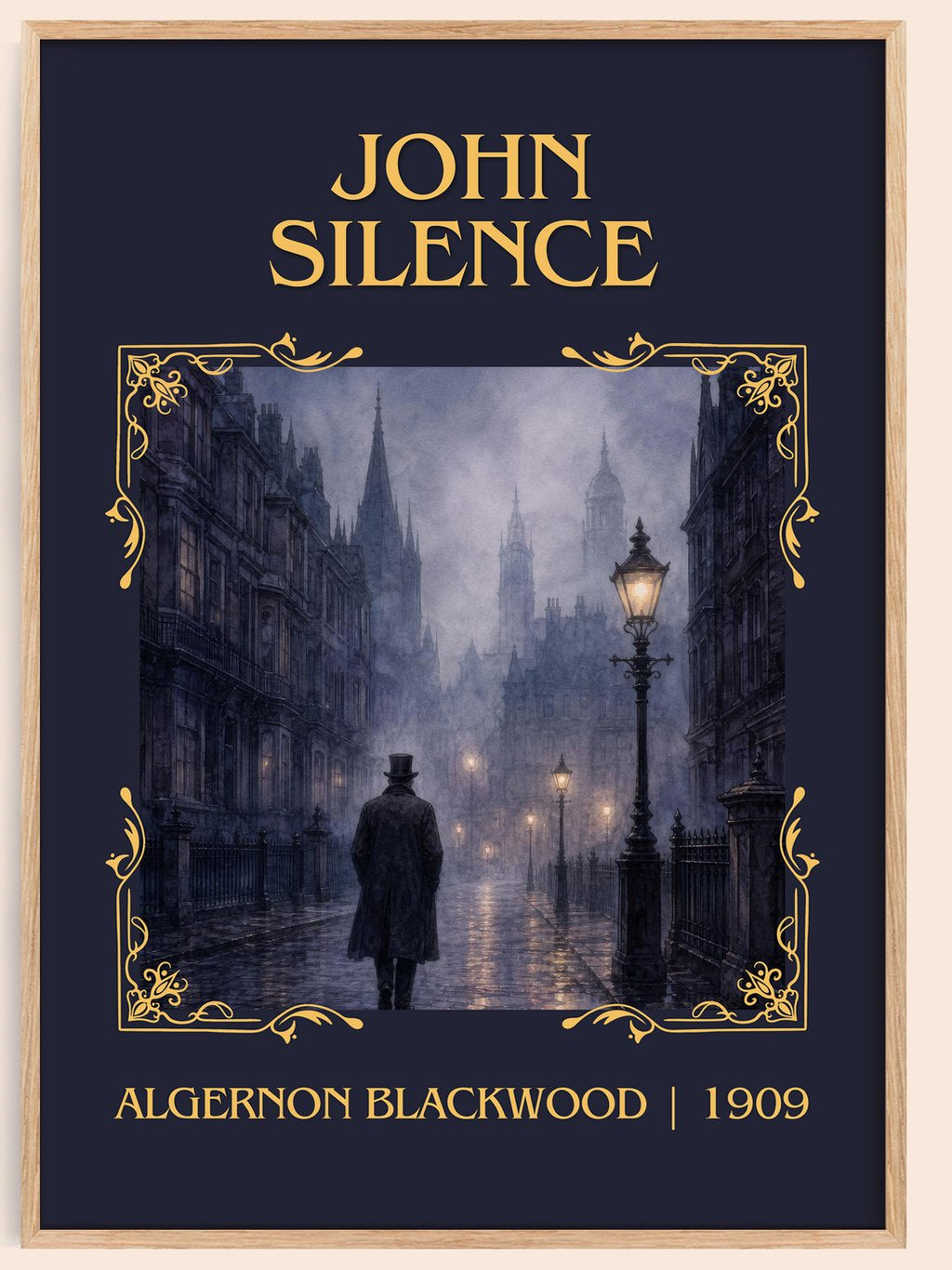 John Silence Classic Book Art Print by Algernon Blackwood – book poster