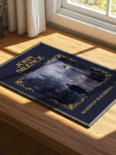 John Silence Classic Book Art Print by Algernon Blackwood – print on a sunlit desk