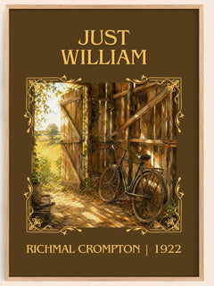 Just William Classic Book Art Print by Richmal Crompton – book poster