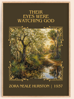 Their Eyes Were Watching God Classic Book Art Print by Z. Hurston – book poster