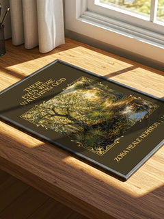 Their Eyes Were Watching God Classic Book Art Print by Z. Hurston – print on a sunlit desk