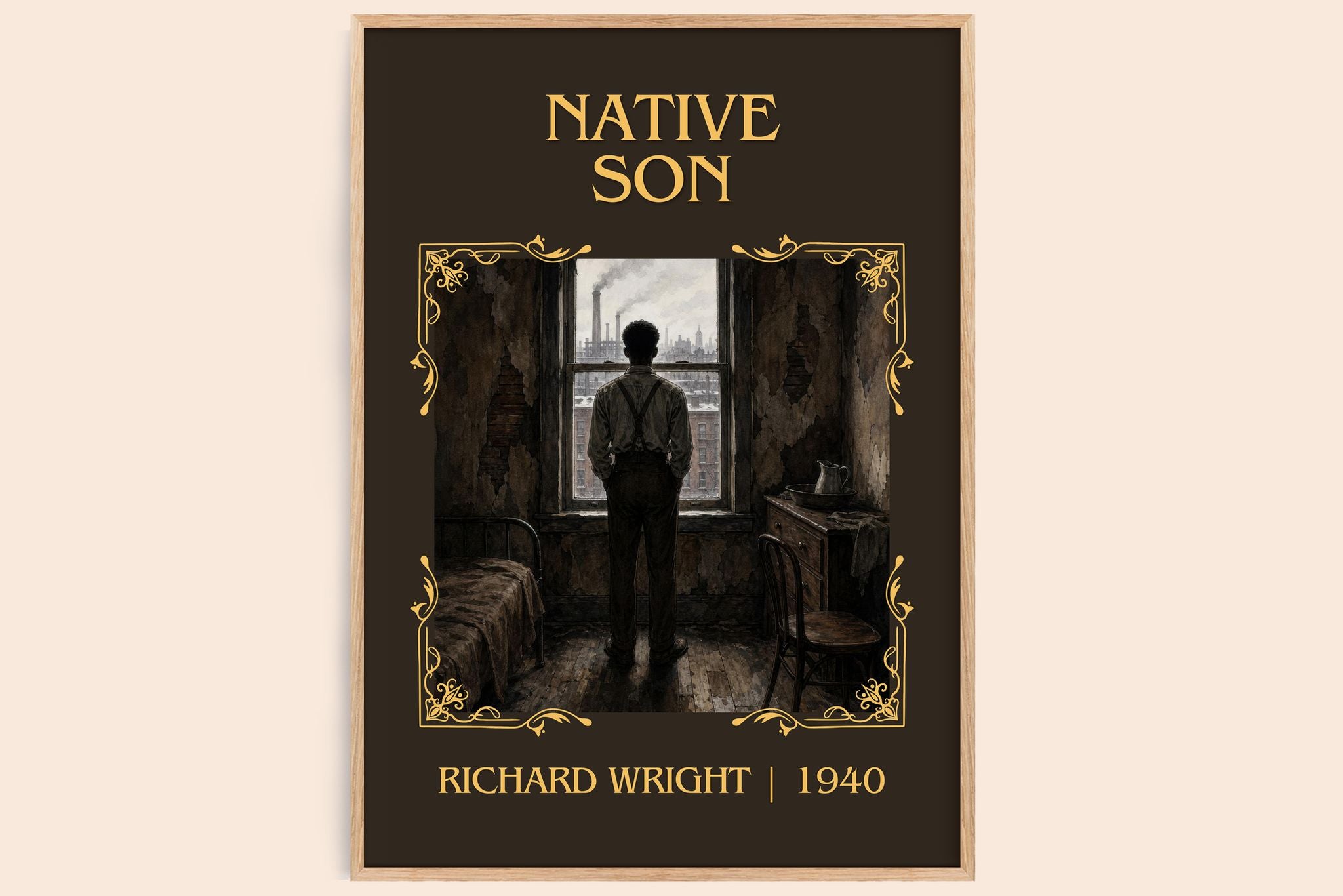 Native Son Classic Book Art Print by Richard Wright