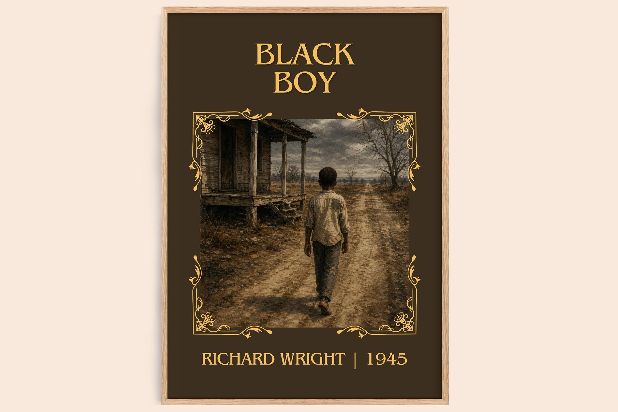 Black Boy Classic Book Art Print by Richard Wright