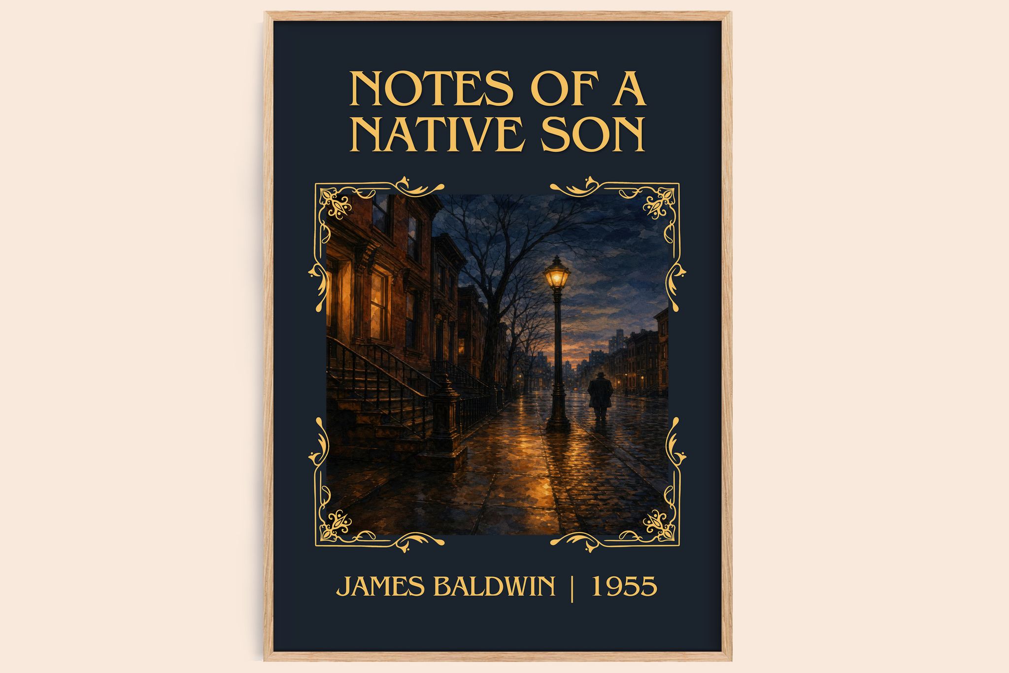 Notes of a Native Son Classic Book Art Print by James Baldwin