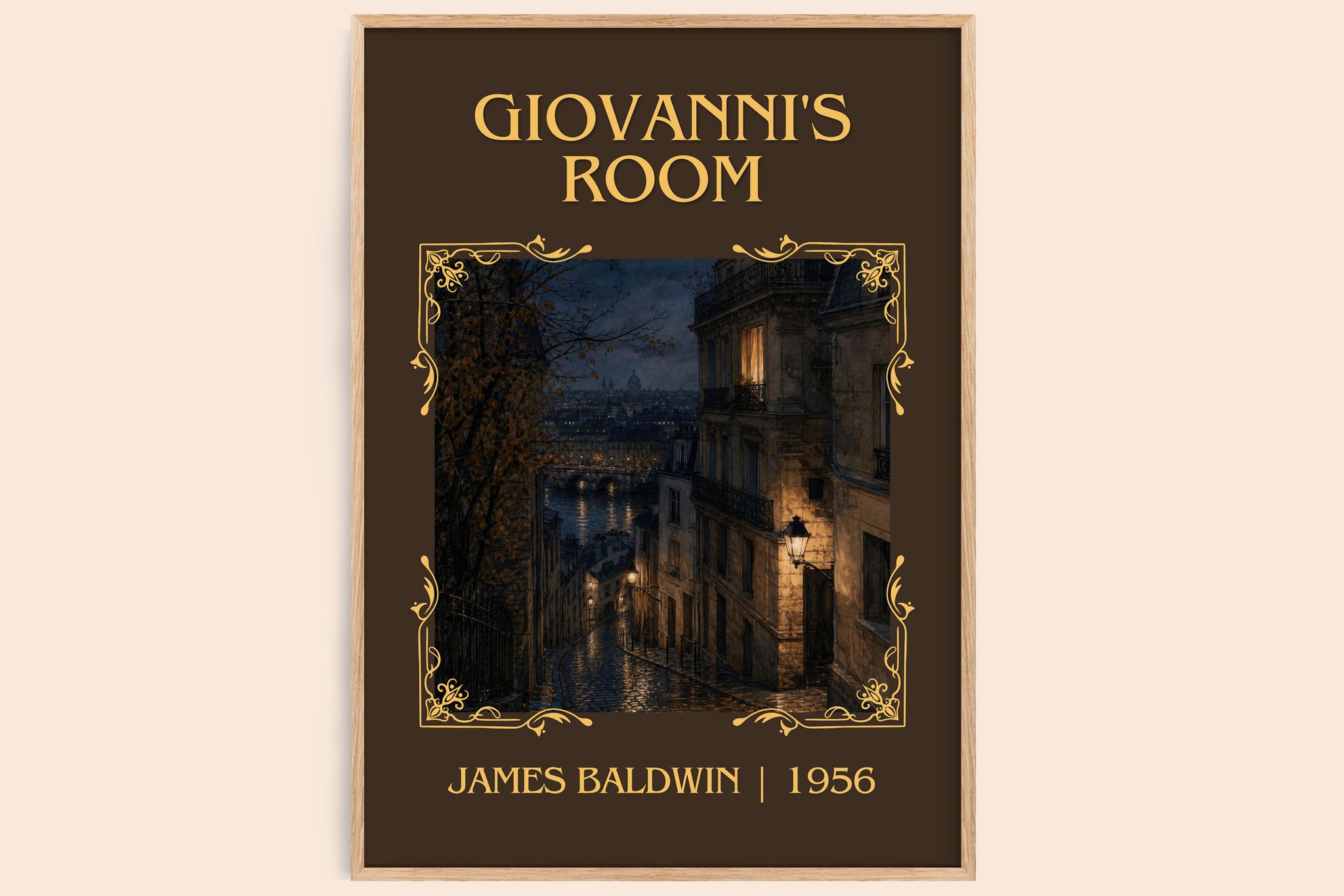 Giovanni's Room Classic Book Art Print by James Baldwin