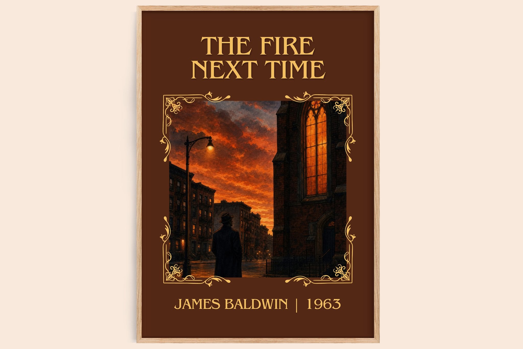 The Fire Next Time Classic Book Art Print by James Baldwin