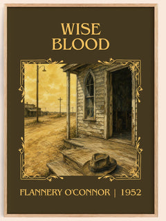 Wise Blood Classic Book Art Print by Flannery O'Connor – book poster