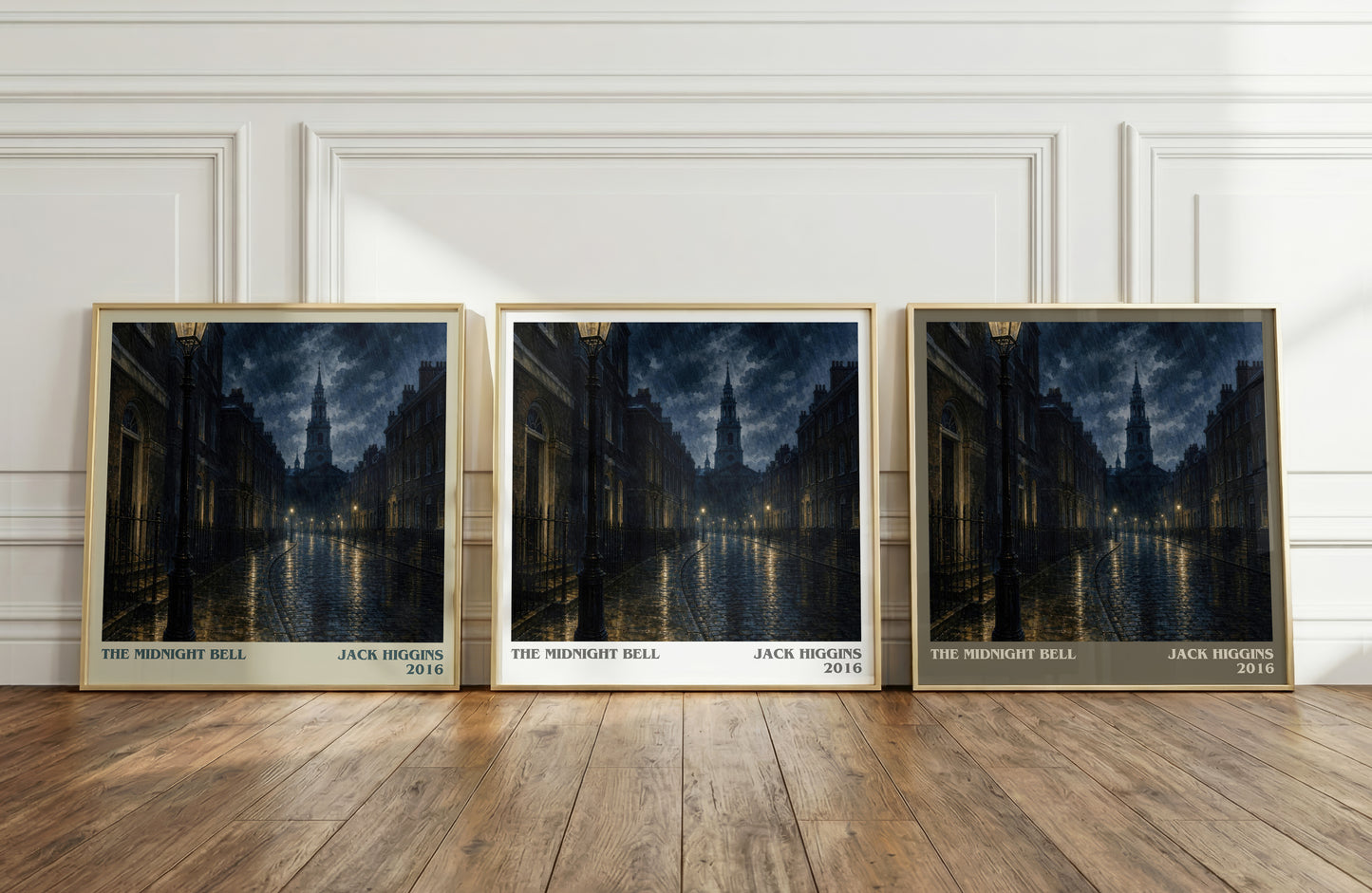 The Midnight Bell literary art print colour and style options – Jack Higgins book art