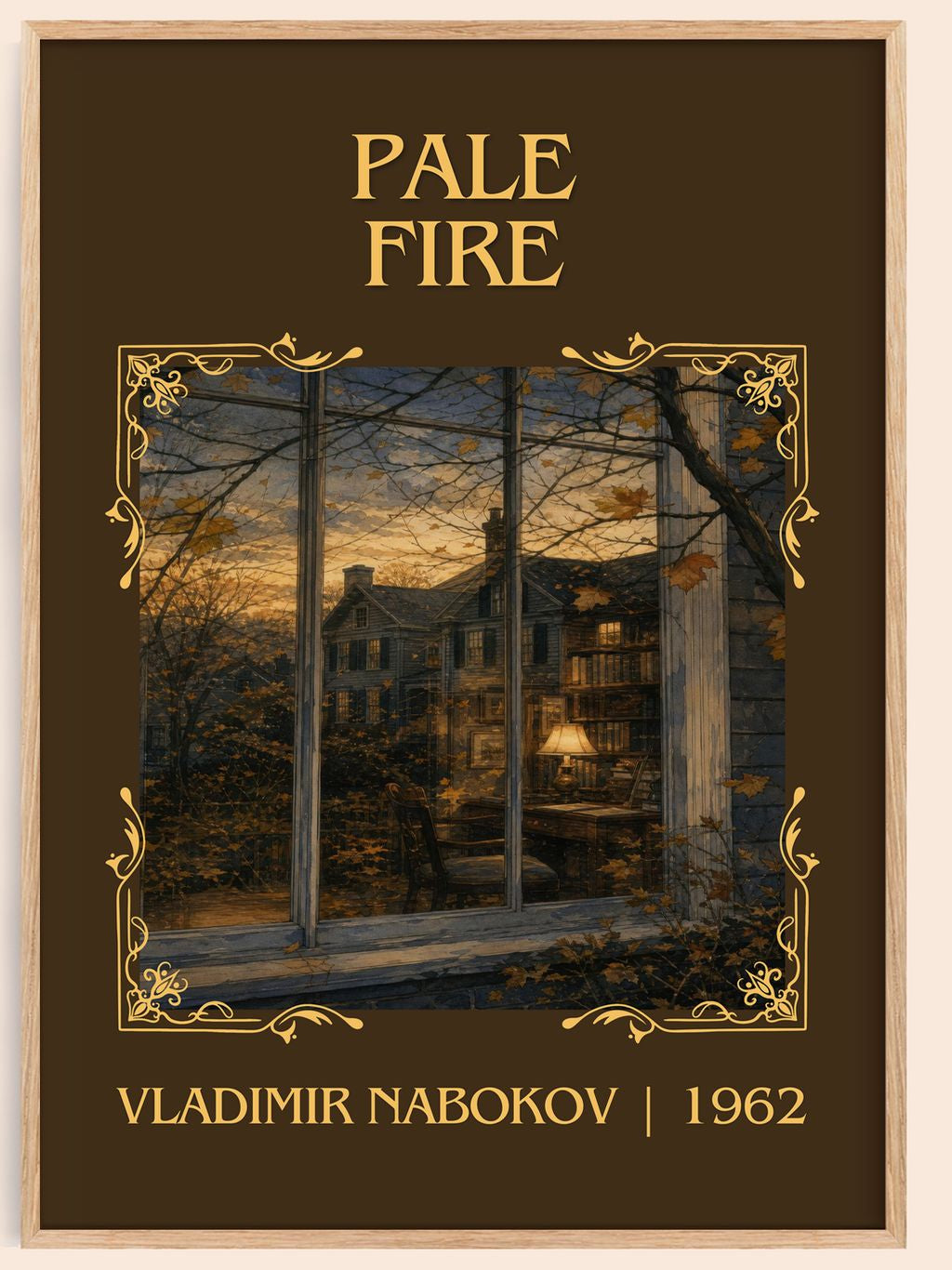 Pale Fire Classic Book Art Print by Vladimir Nabokov – book poster