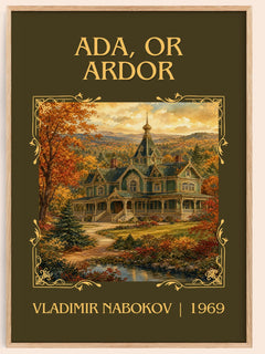 Ada, or Ardor Classic Book Art Print by Vladimir Nabokov – book poster