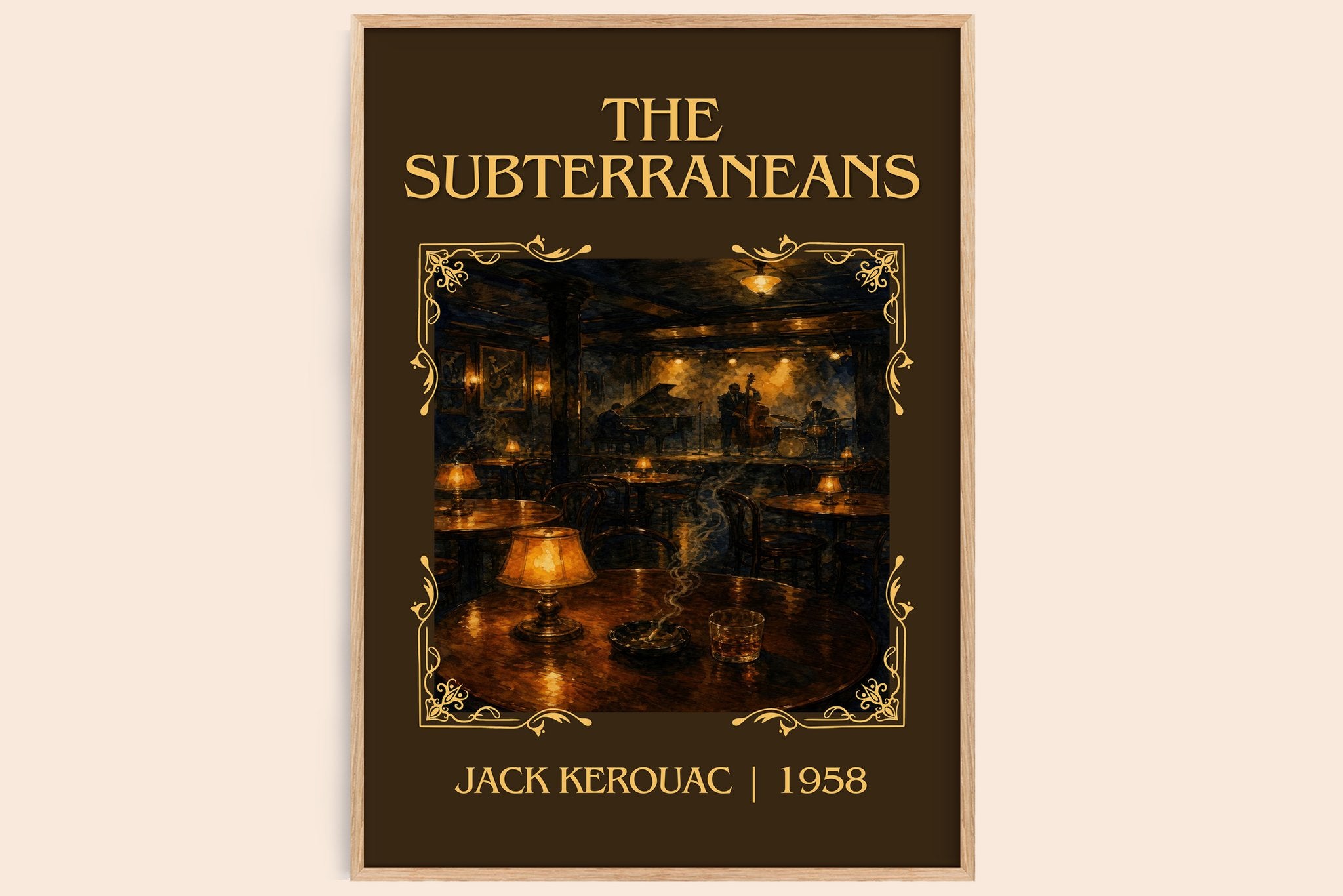 The Subterraneans Classic Book Art Print by Jack Kerouac