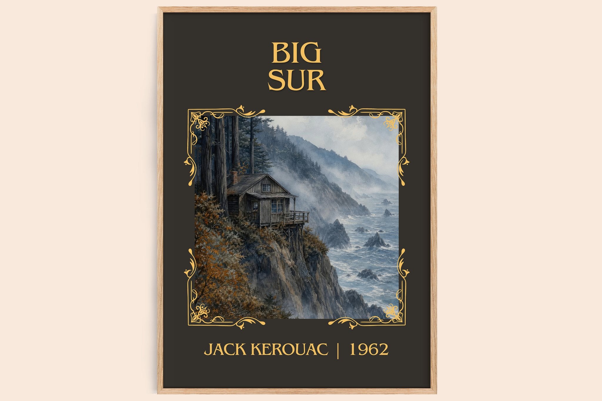 Big Sur Classic Book Art Print by Jack Kerouac
