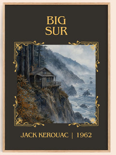 Big Sur Classic Book Art Print by Jack Kerouac – book poster