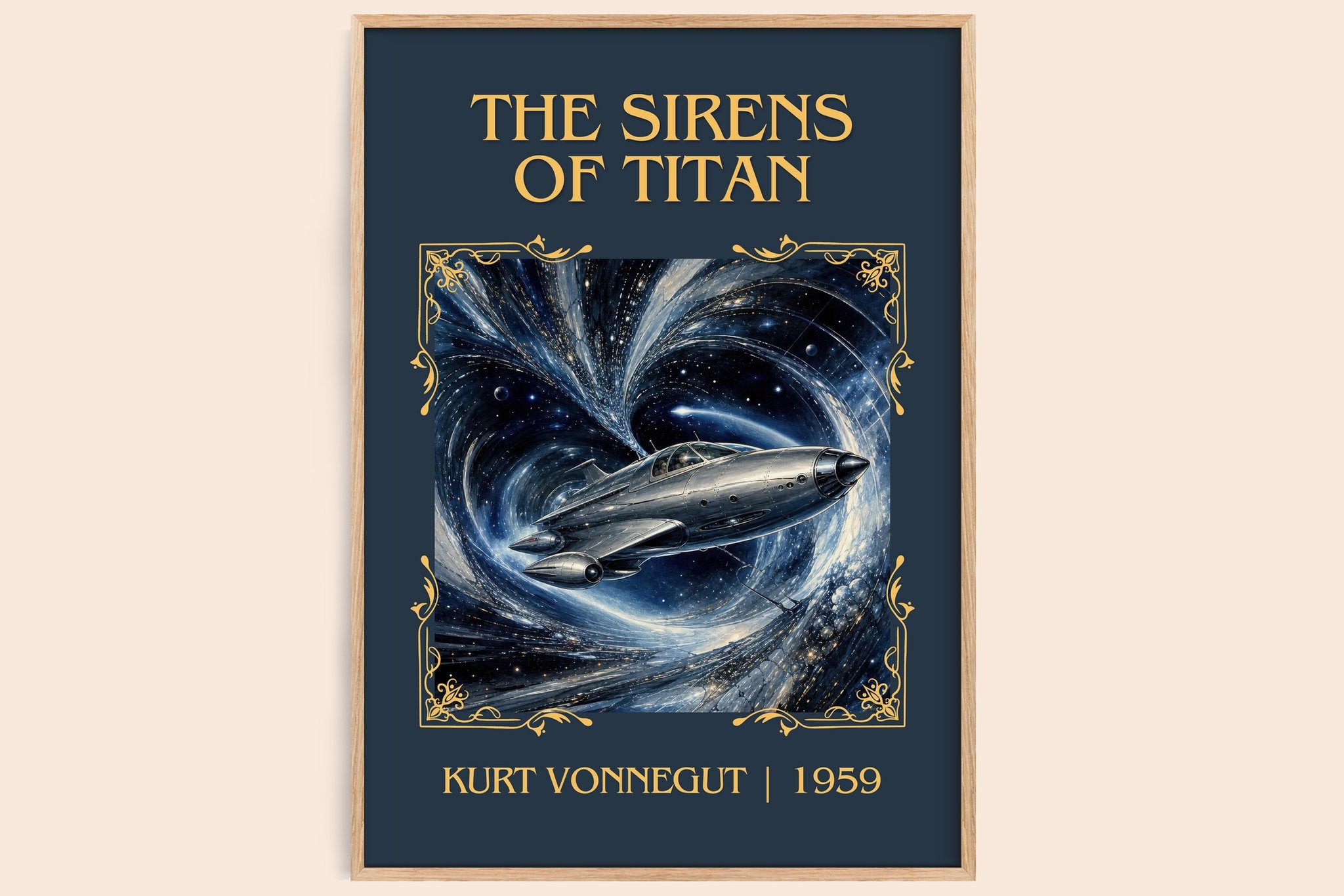 The Sirens of Titan Classic Book Art Print by Kurt Vonnegut