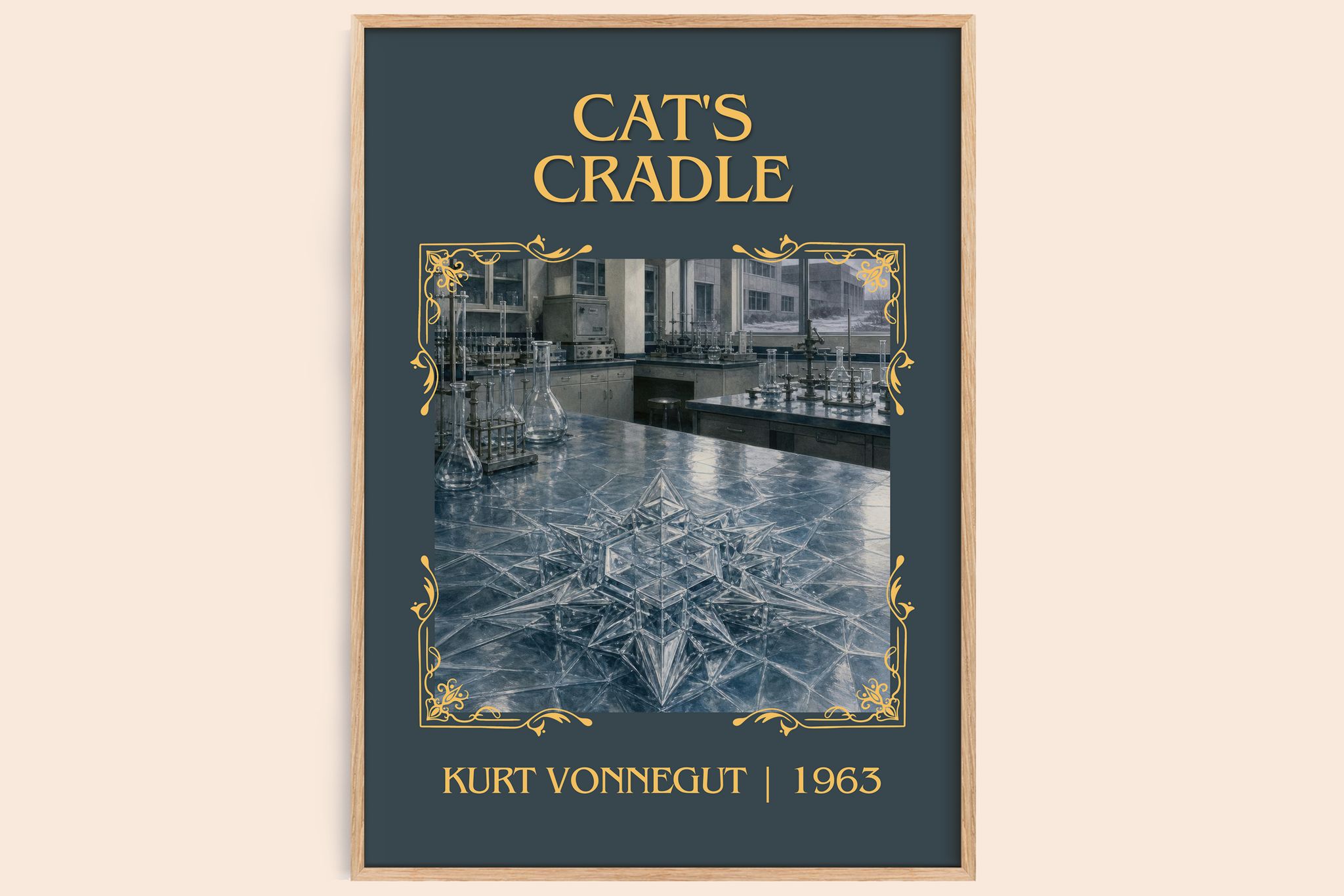 Cat's Cradle Classic Book Art Print by Kurt Vonnegut