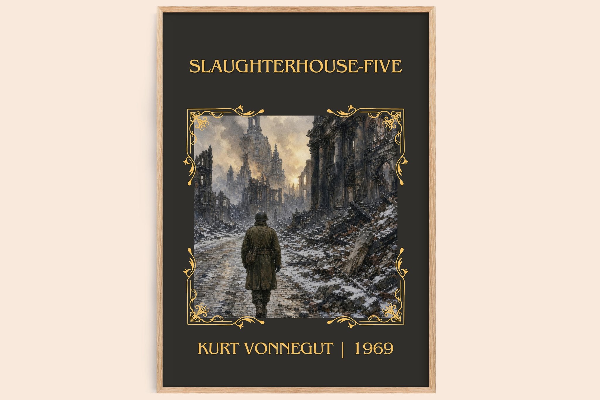 Slaughterhouse-Five Classic Book Art Print by Kurt Vonnegut