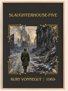 Slaughterhouse-Five Classic Book Art Print by Kurt Vonnegut – book poster
