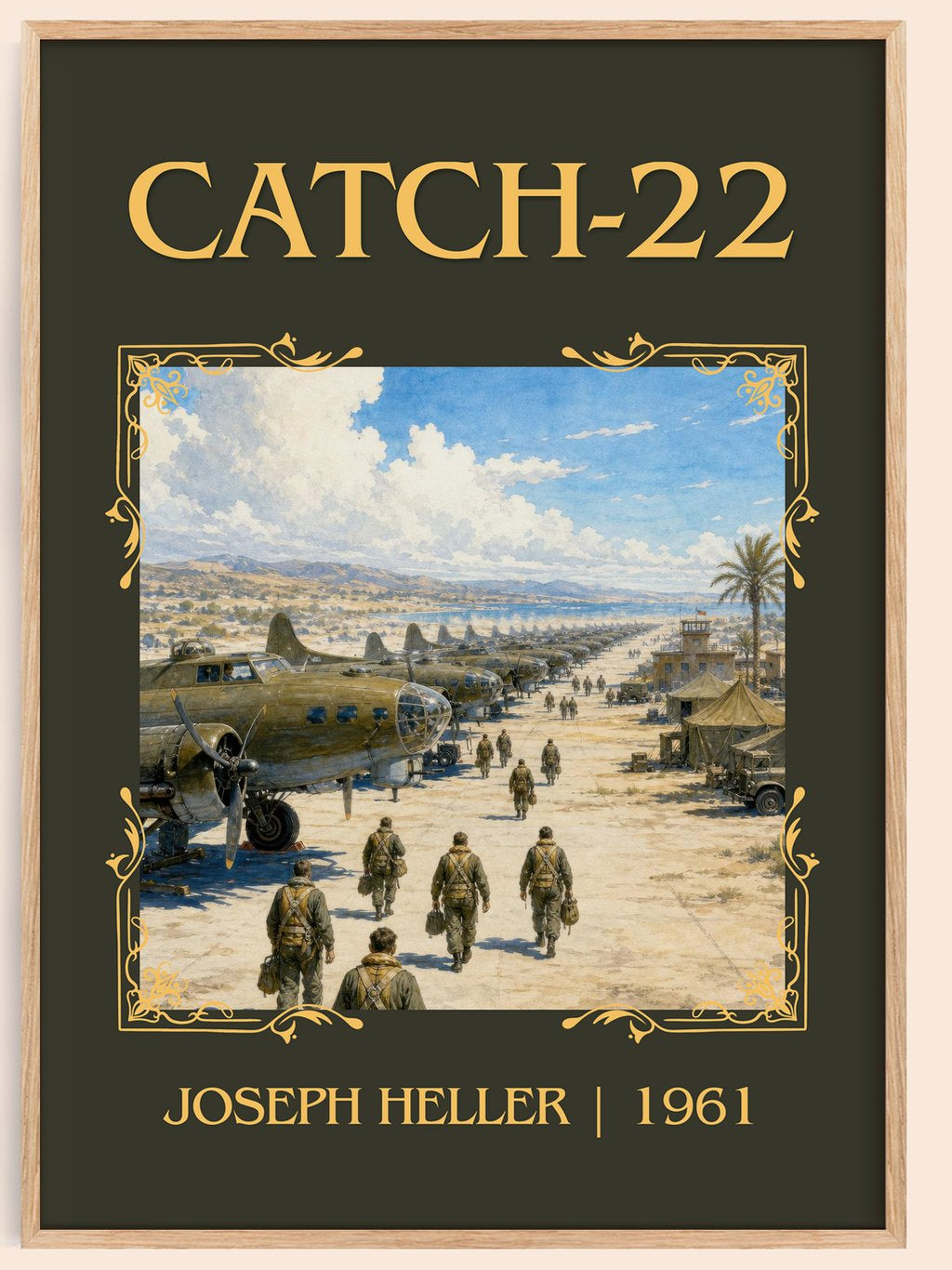 Catch-22 Classic Book Art Print by Joseph Heller – book poster