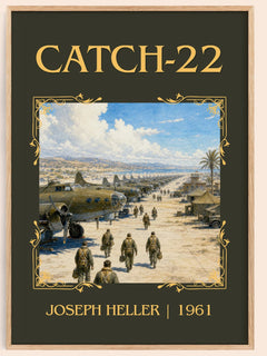 Catch-22 Classic Book Art Print by Joseph Heller – book poster