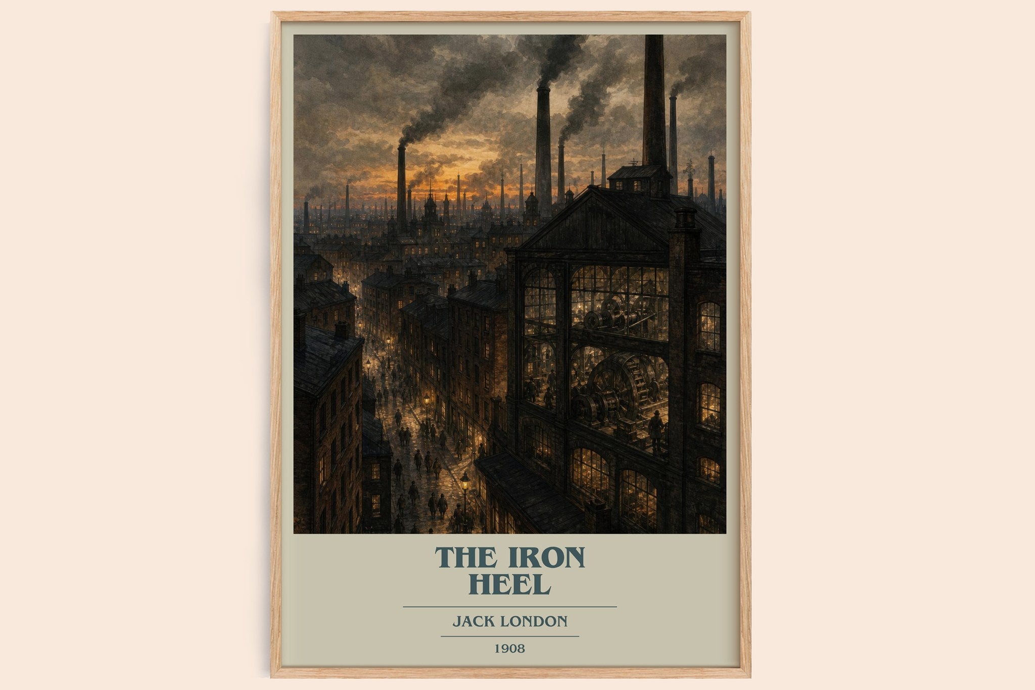 The Iron Heel Book Cover Poster by Jack London