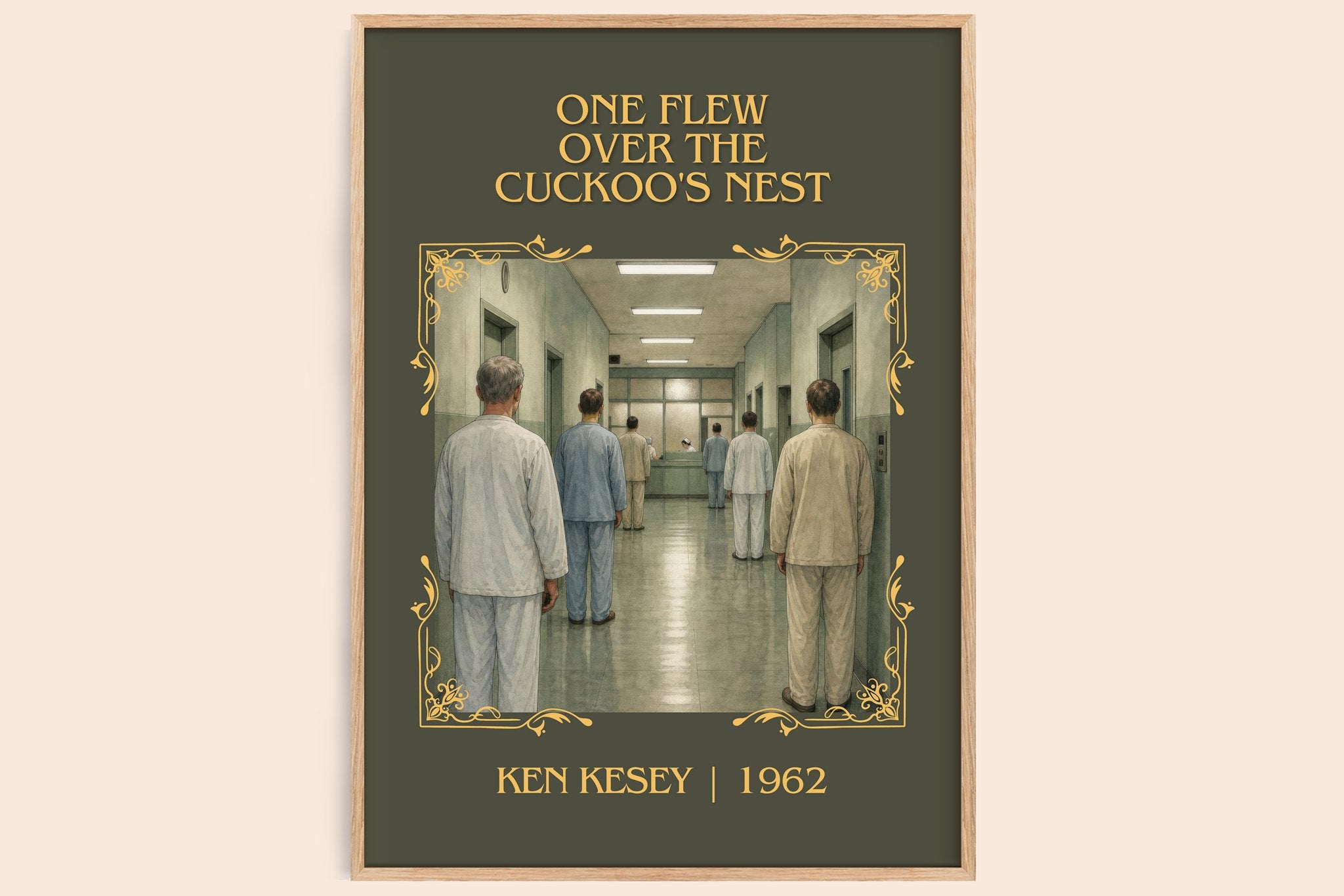 One Flew Over the Cuckoo's Nest Classic Book Art Print by Ken Kesey