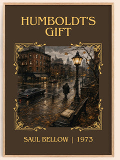 Humboldt's Gift Classic Book Art Print by Saul Bellow – book poster