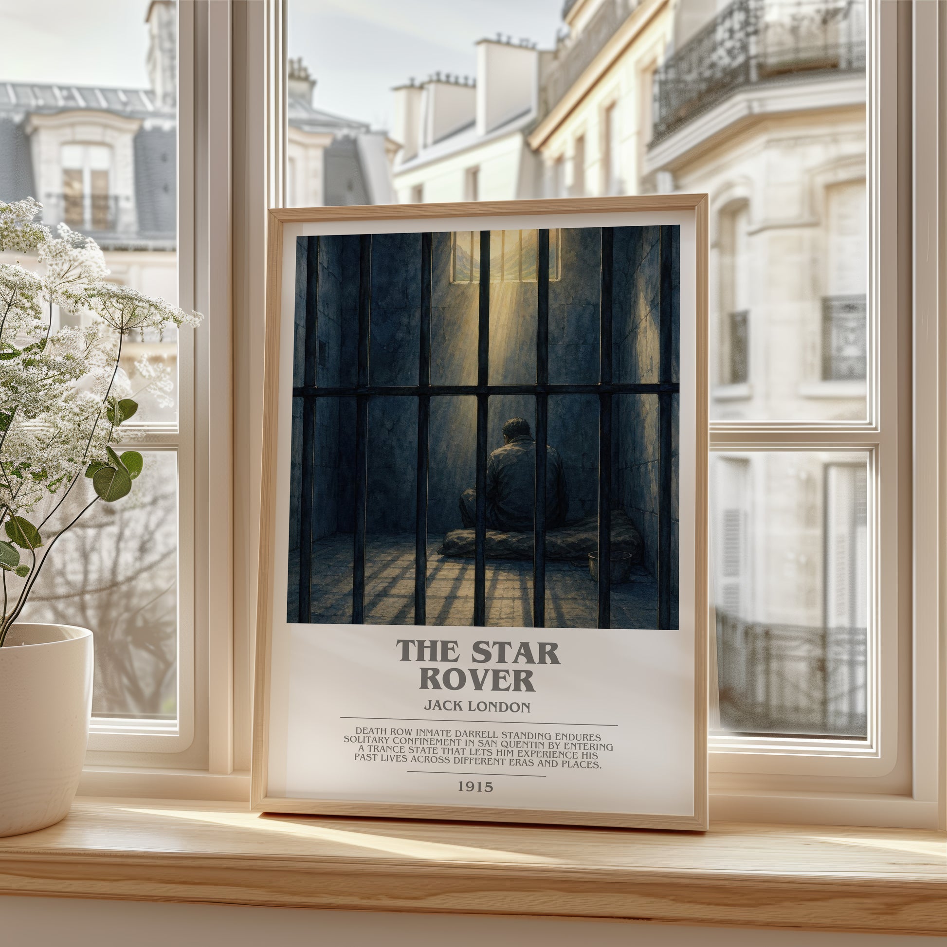 The Star Rover bookish poster colour and style options – Jack London book art