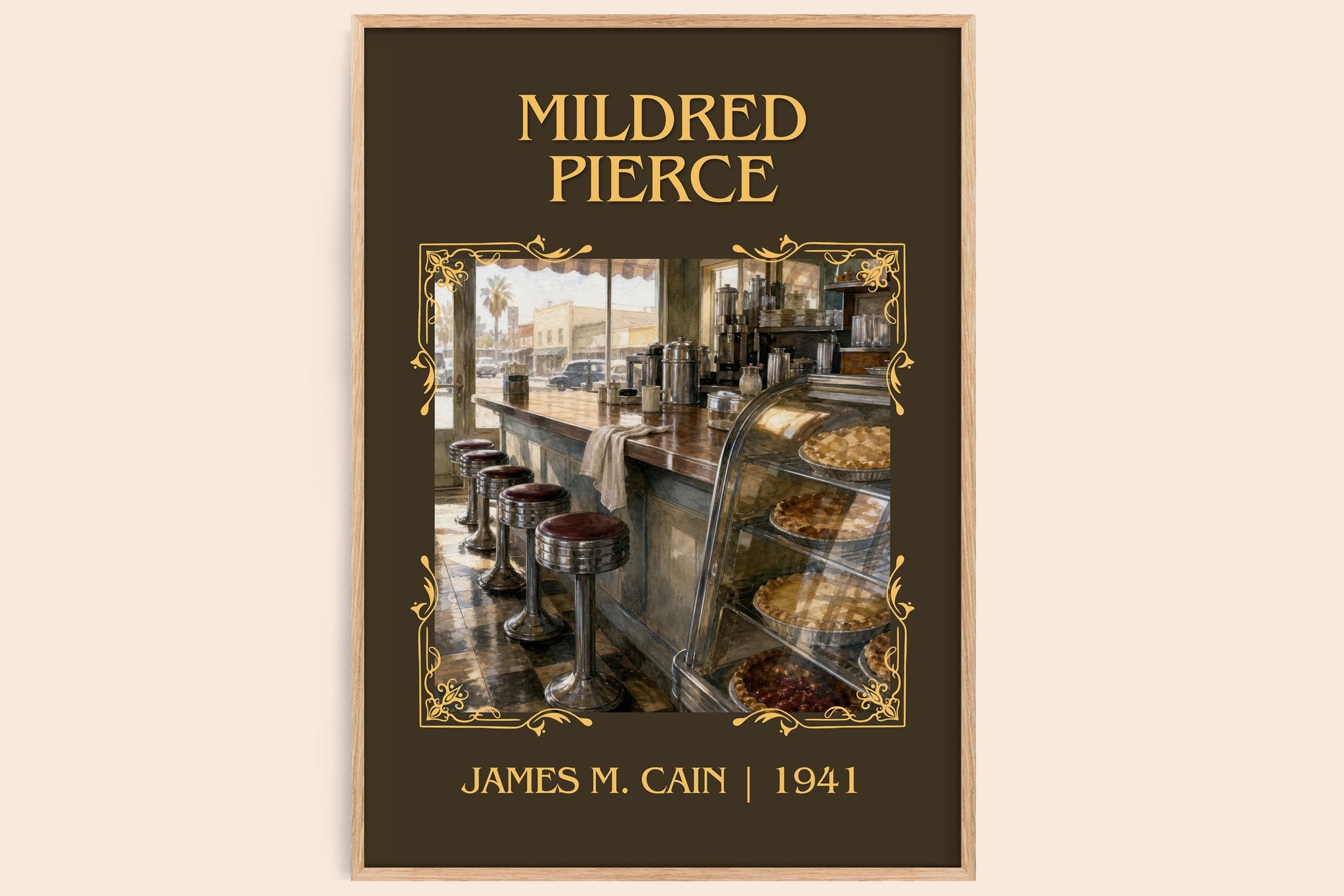 Mildred Pierce Classic Book Art Print by James M. Cain