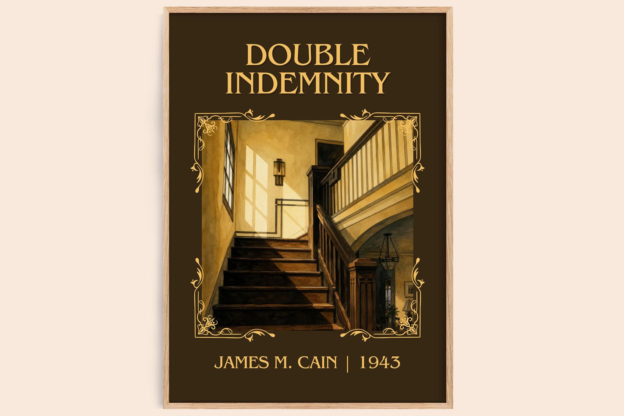 Double Indemnity Classic Book Art Print by James M. Cain