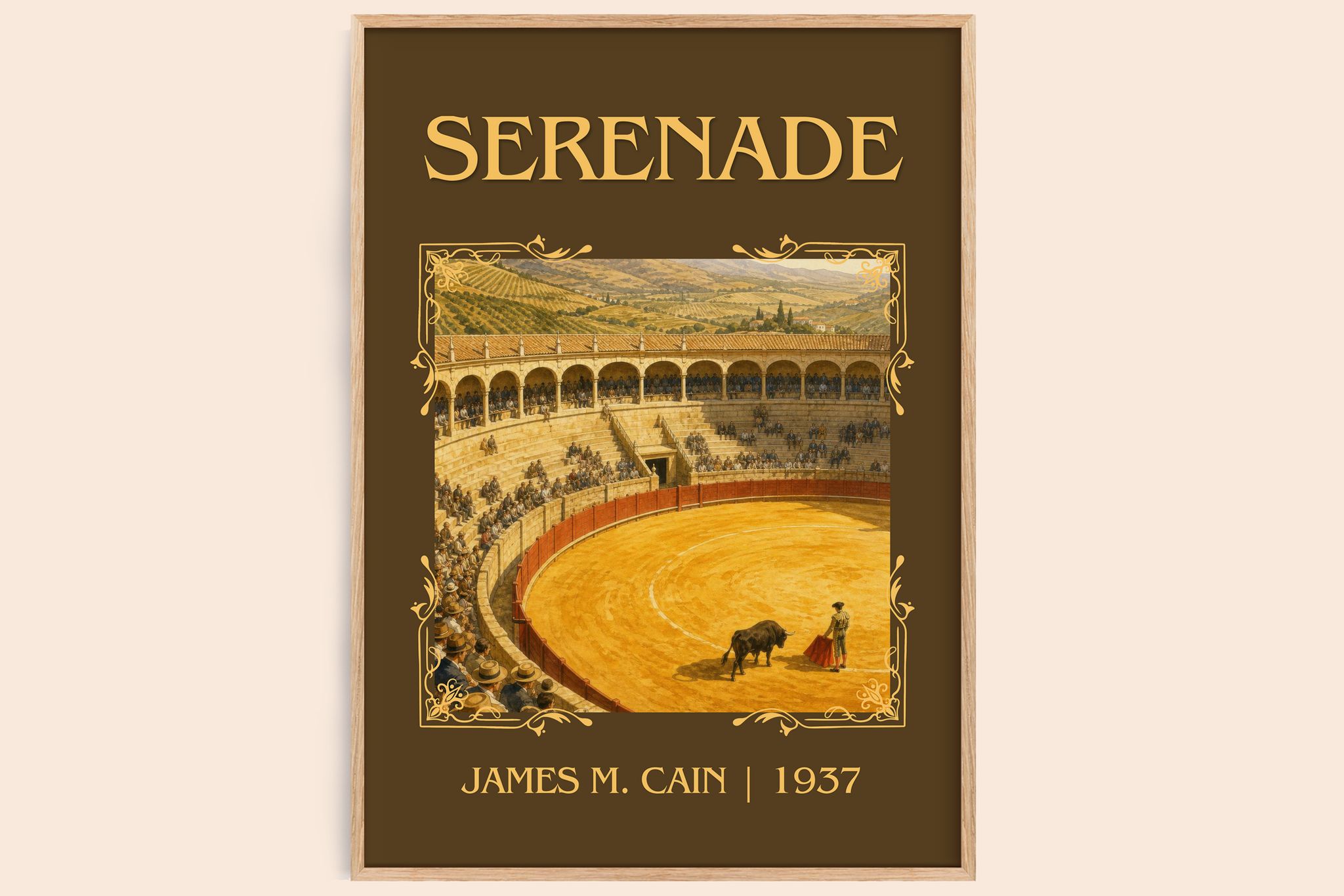 Serenade Classic Book Art Print by James M. Cain