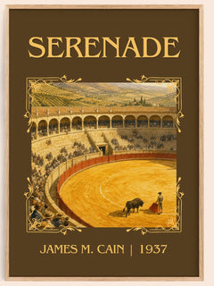 Serenade Classic Book Art Print by James M. Cain – book poster