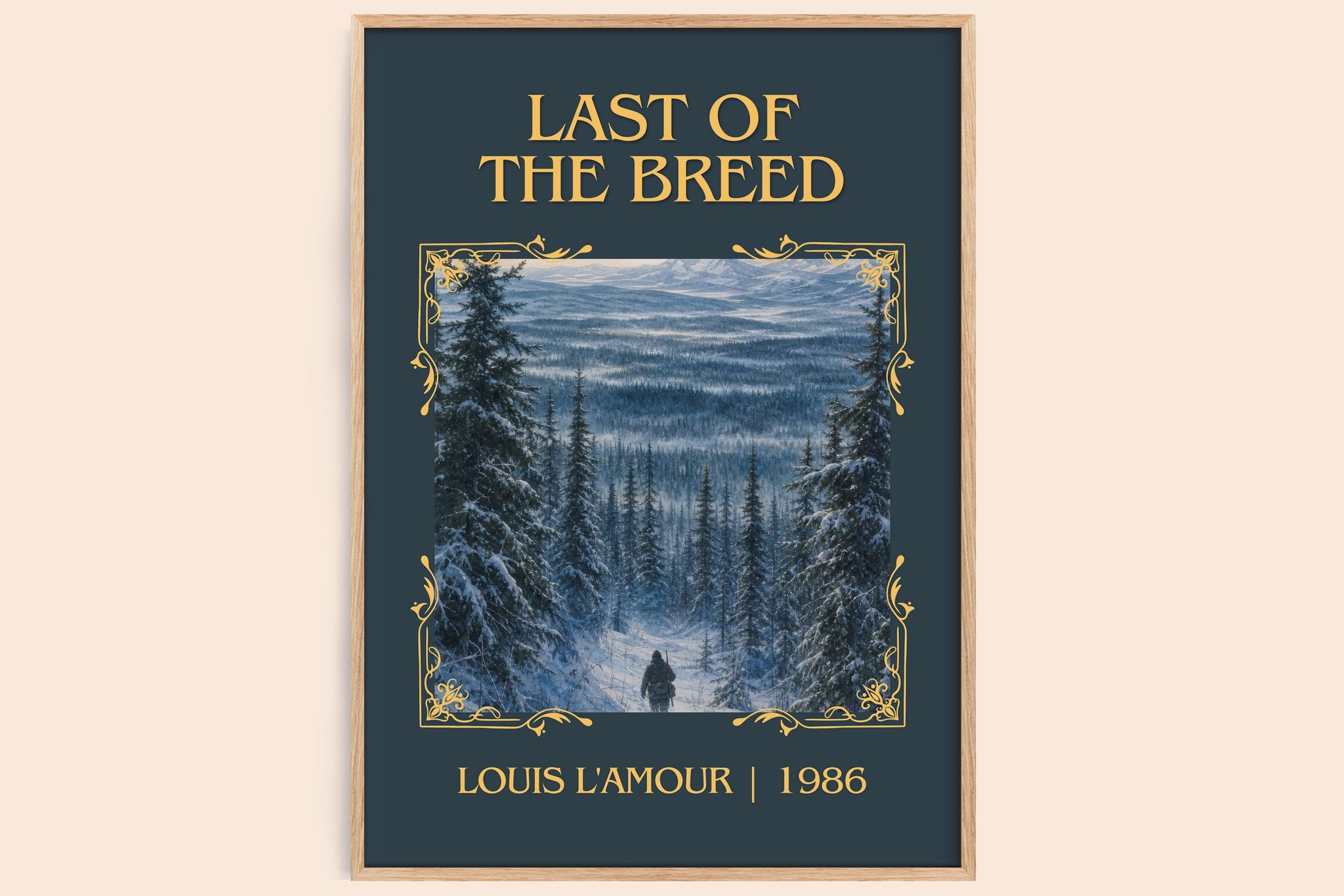 Last of the Breed Classic Book Art Print by Louis L'Amour