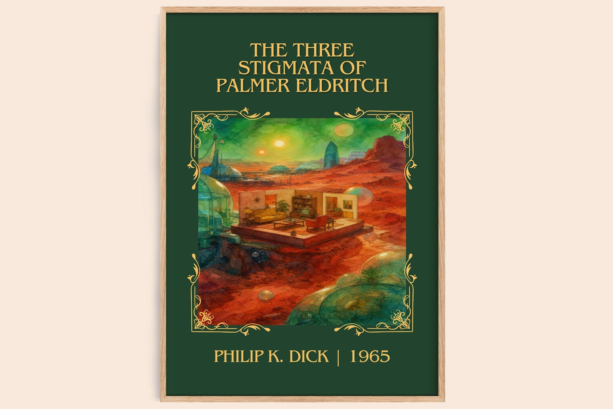 Three Stigmata of Palmer Eldritch Classic Book Art Print by P. Dick