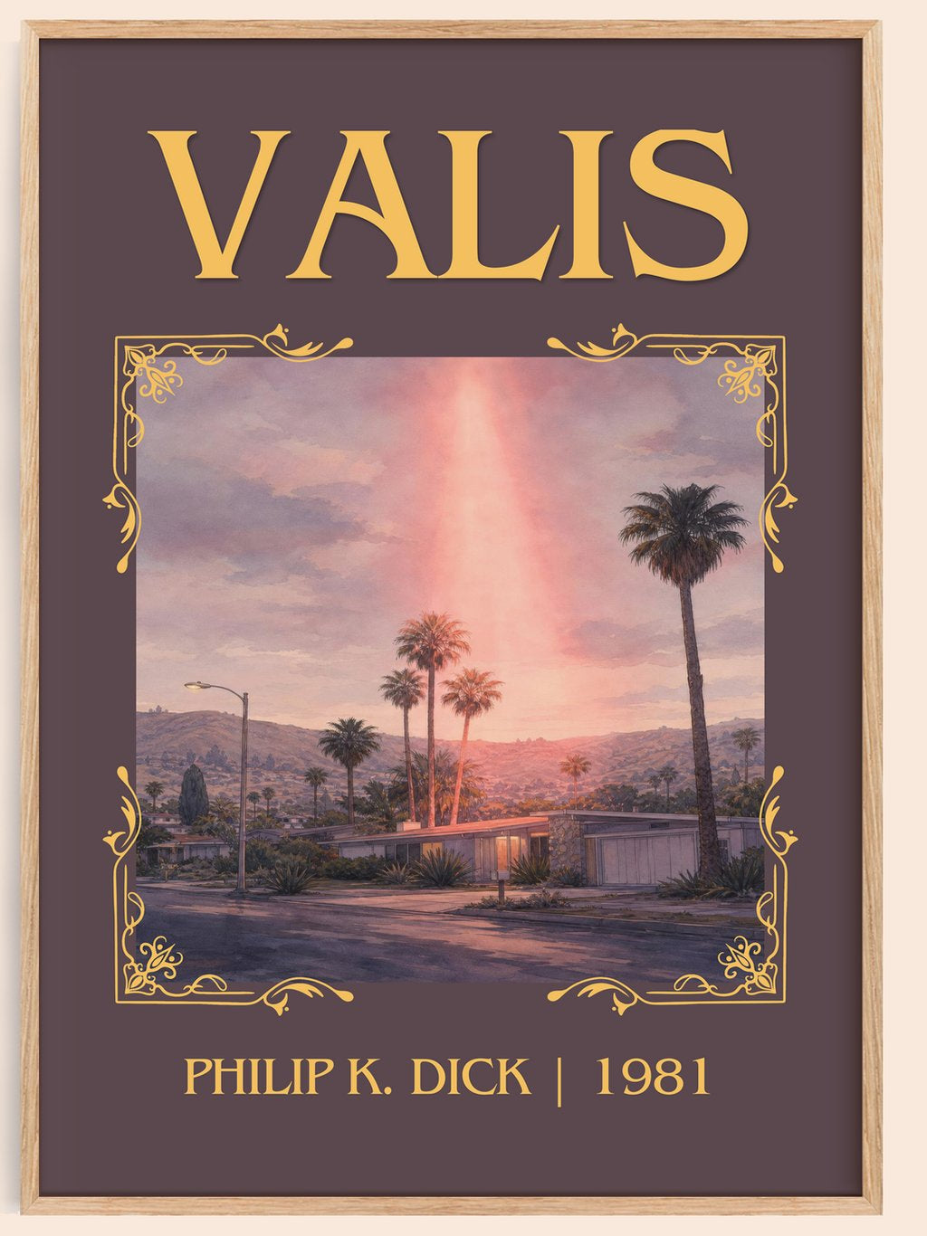 VALIS Classic Book Art Print by Philip K. Dick – book poster