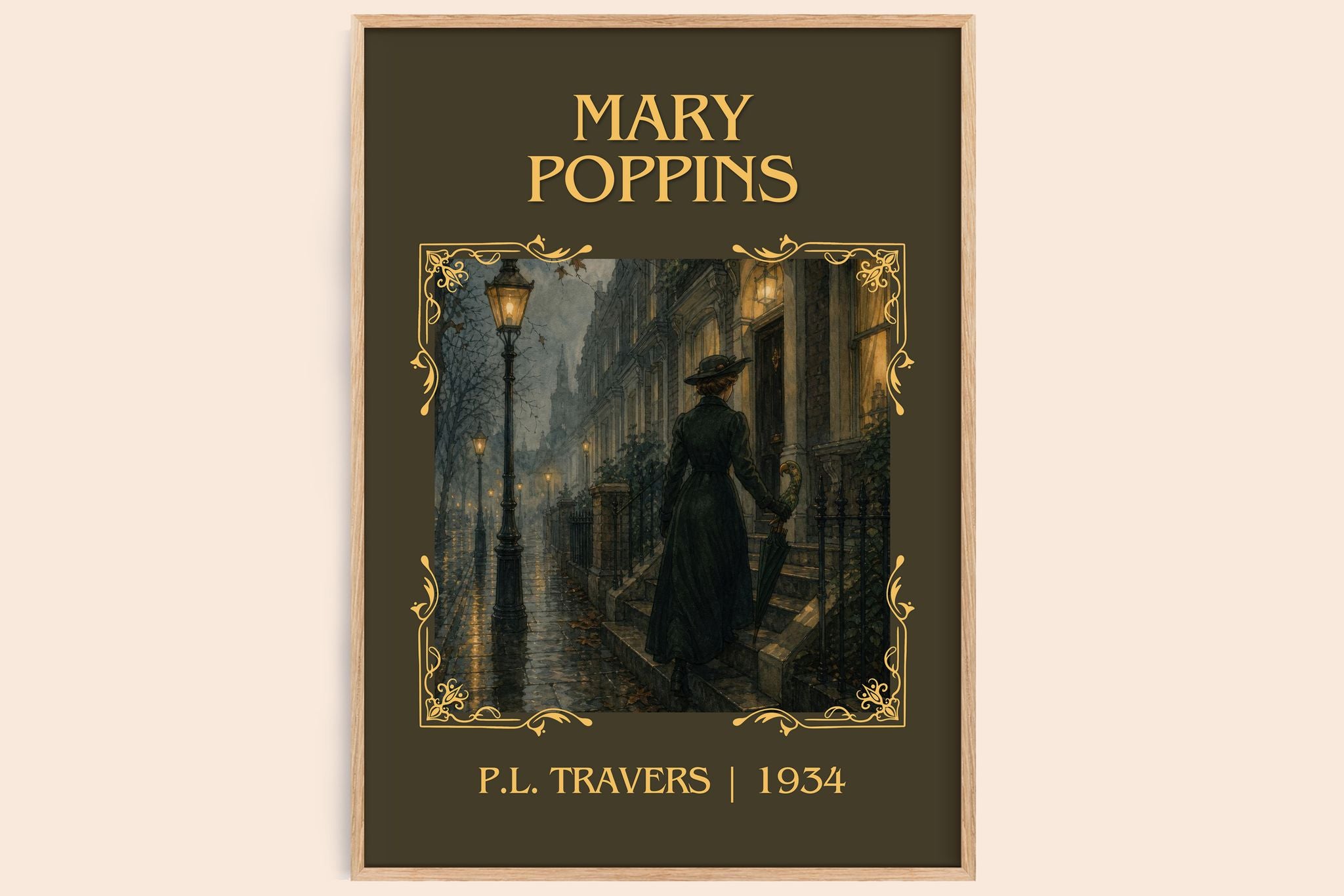 Mary Poppins Classic Book Art Print by P.L. Travers