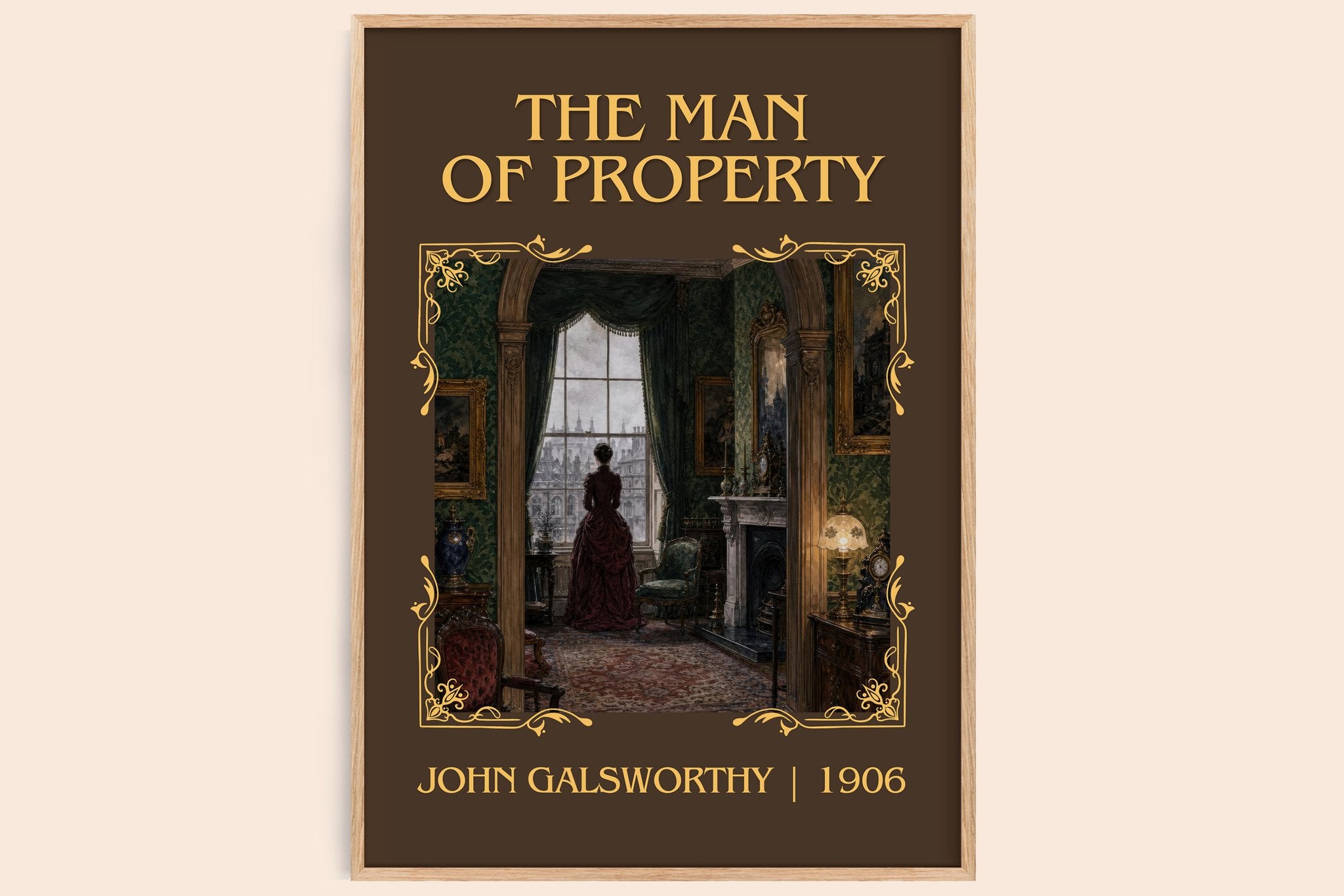 The Man of Property Classic Book Art Print by John Galsworthy