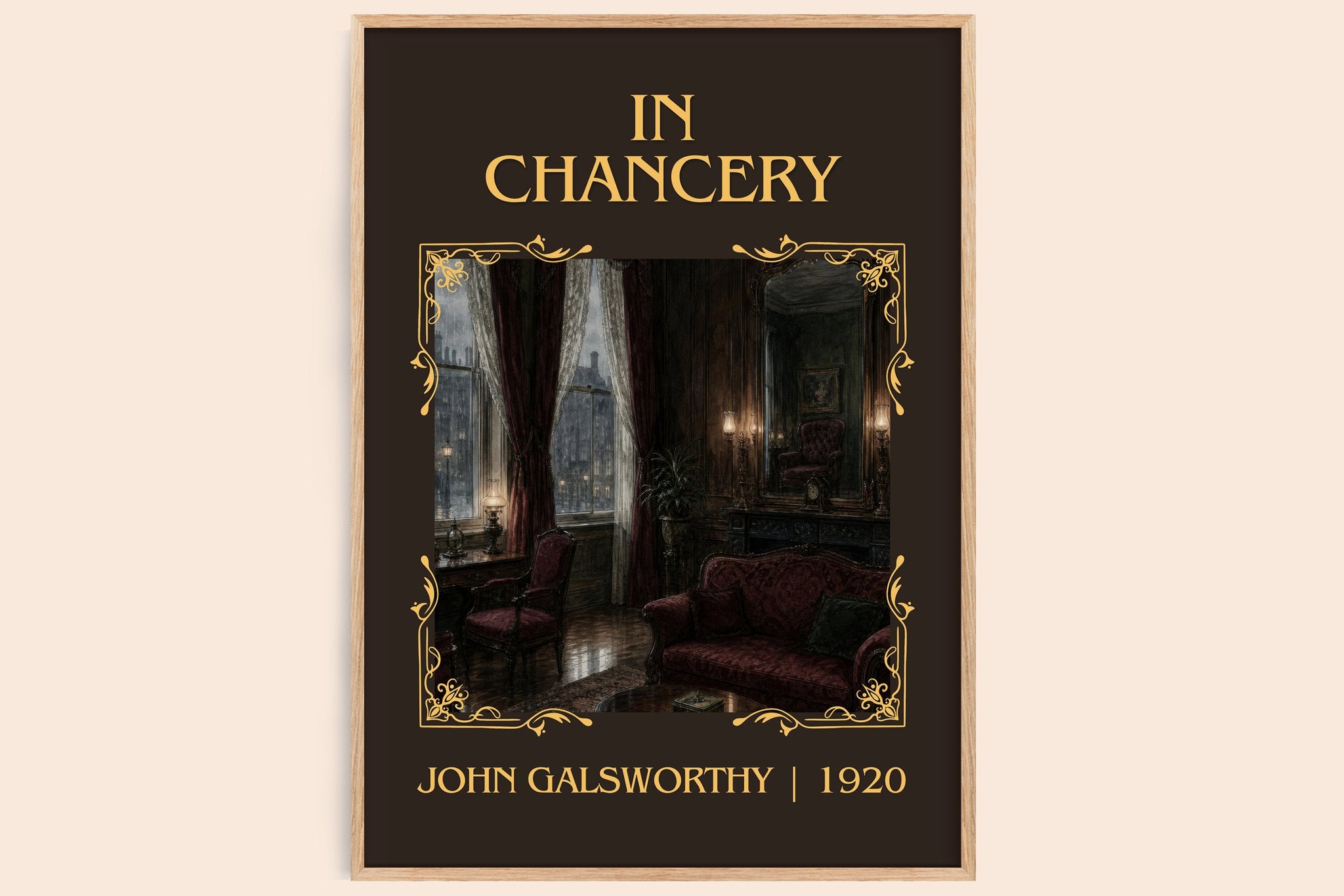 In Chancery Classic Book Art Print by John Galsworthy