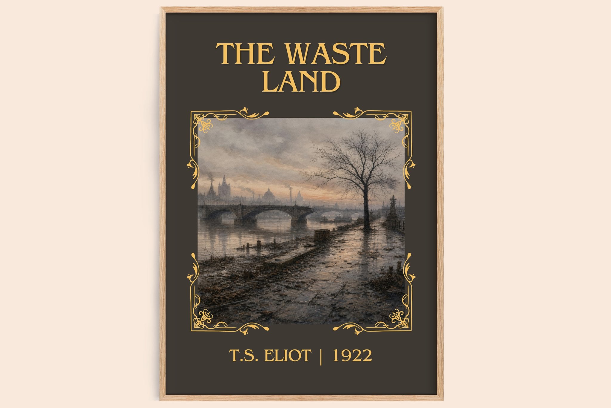 The Waste Land Classic Book Art Print by T.S. Eliot
