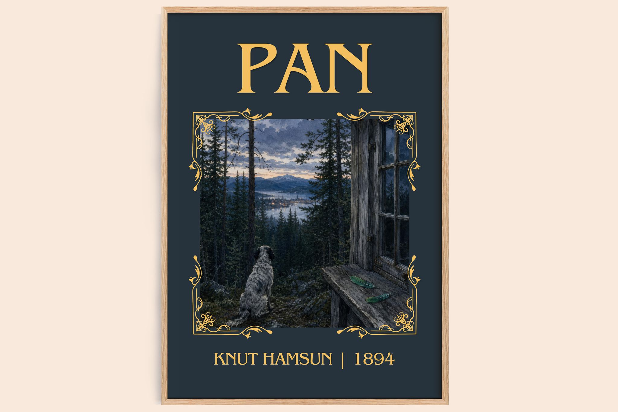 Pan Classic Book Art Print by Knut Hamsun