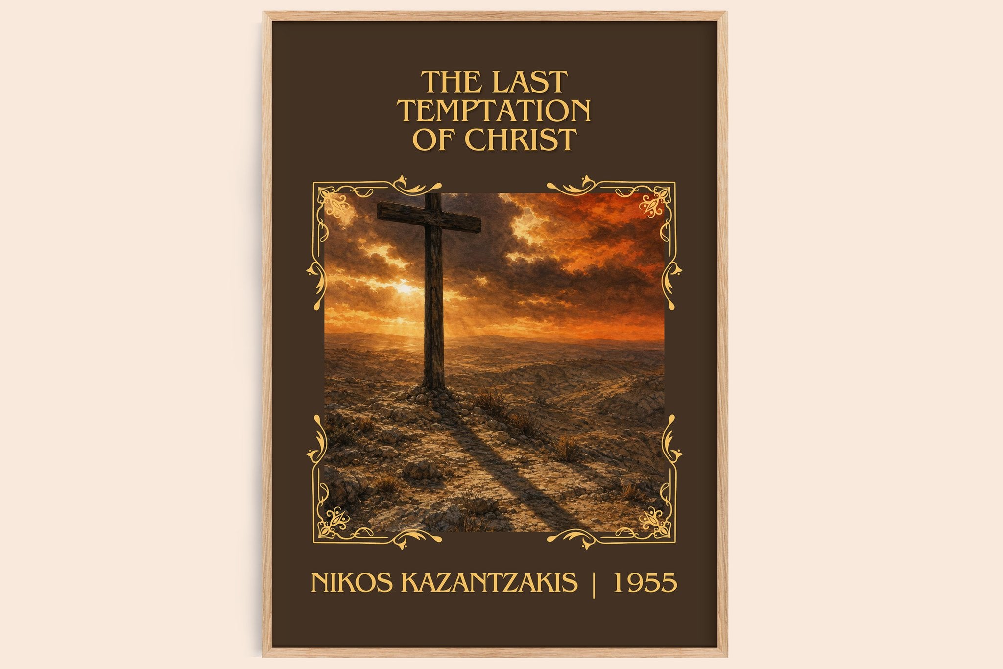 Last Temptation of Christ Classic Book Art Print by Nikos Kazantzakis